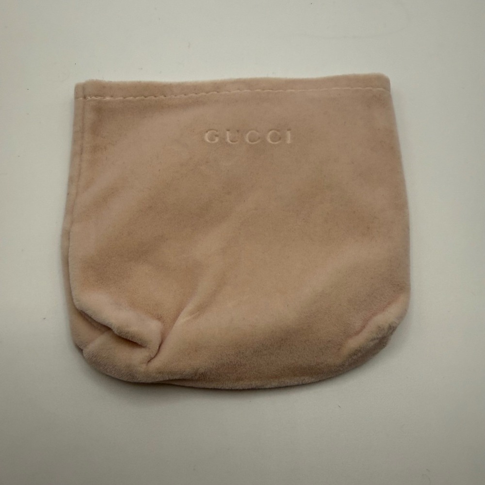 Gucci Poudre De Beaute Pink Velvet Pouch Cosmetic Compact Bag Sleeve ONLY